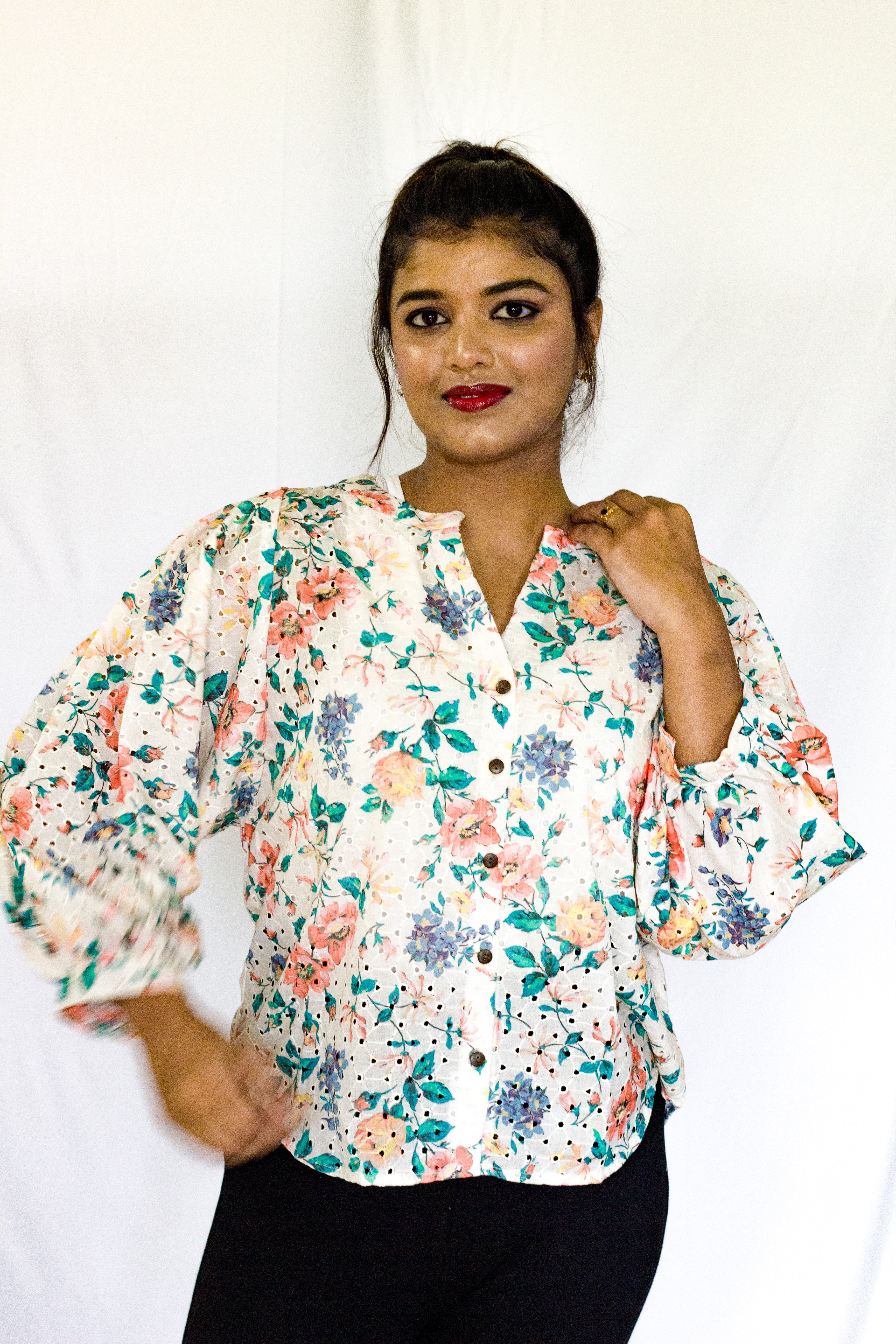 Cotton Hakoba Short Top