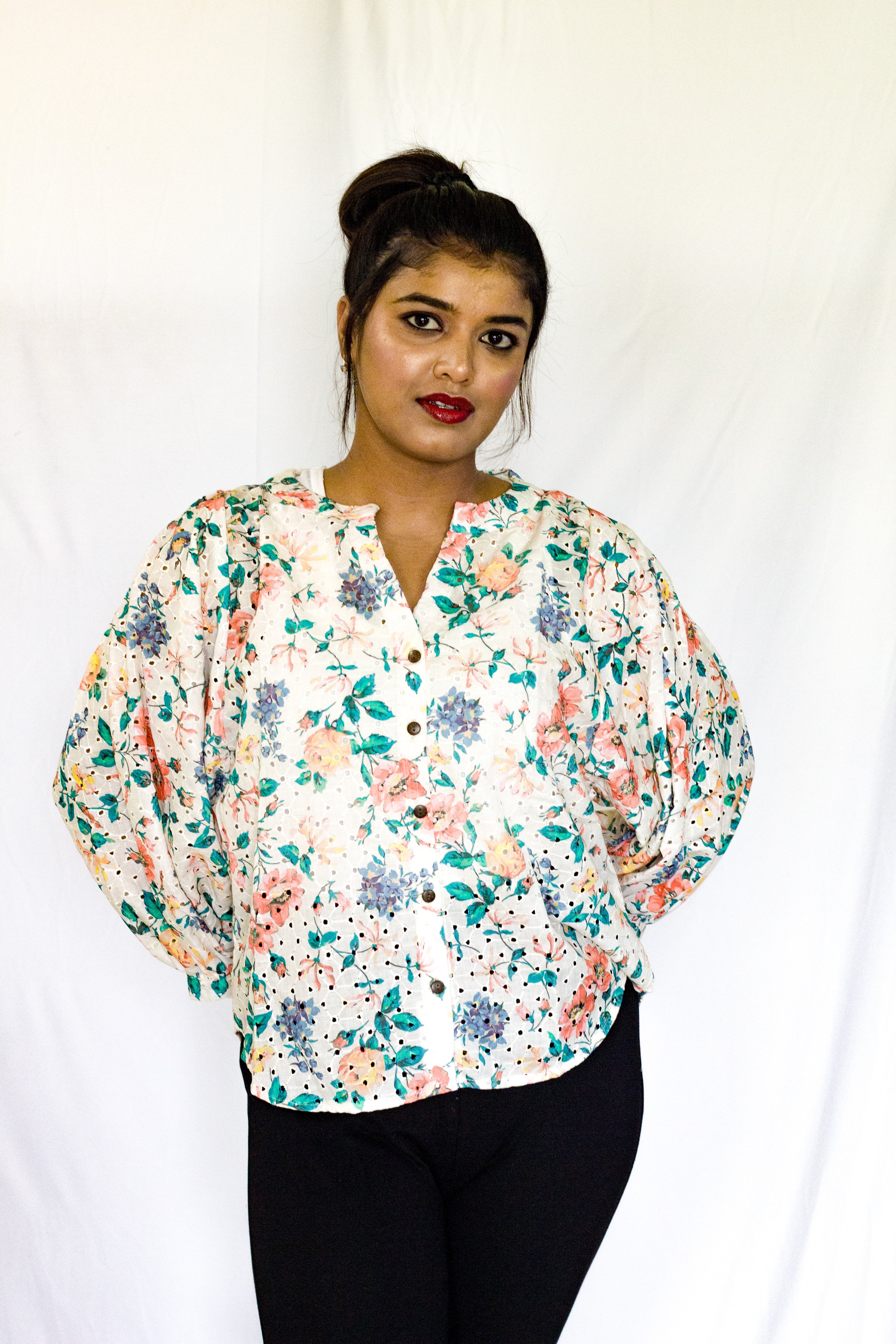 Cotton Hakoba Short Top