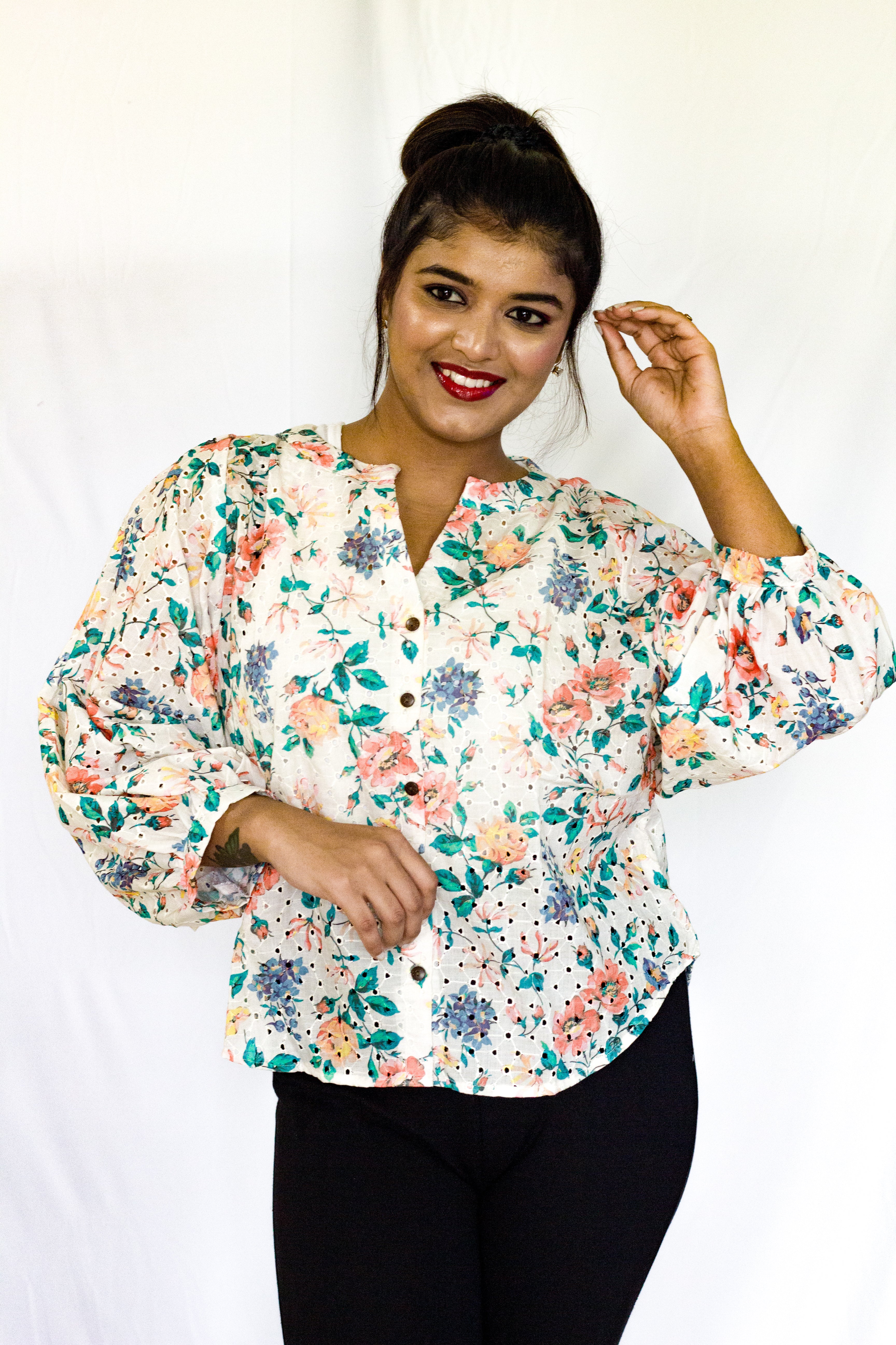 Cotton Hakoba Short Top